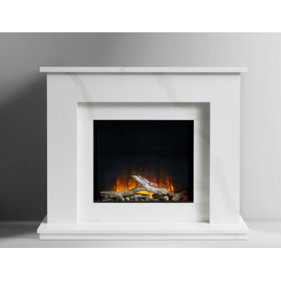 J & R Hill Aspen Quartz Fireplace