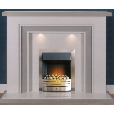 J & R Hill Copenhagen Marble Fireplace