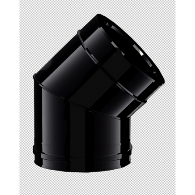 Solinox 45 degree twin wall flue