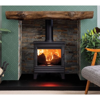 Focus Fireplace Vintage Cast Beam