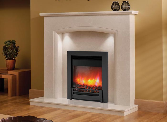 J R Hill Draycott Micro Marble Fireplace