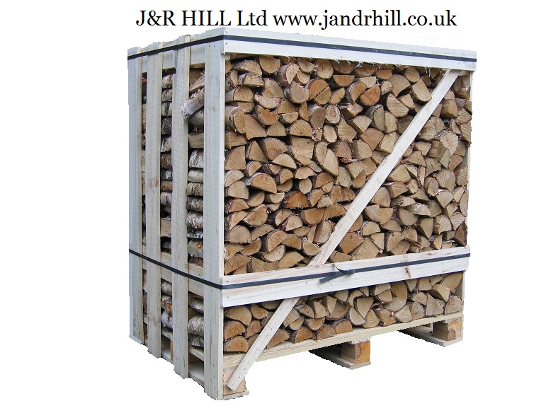 Kiln Dried logs 1.17 cubic metre crate 4 kindling nets